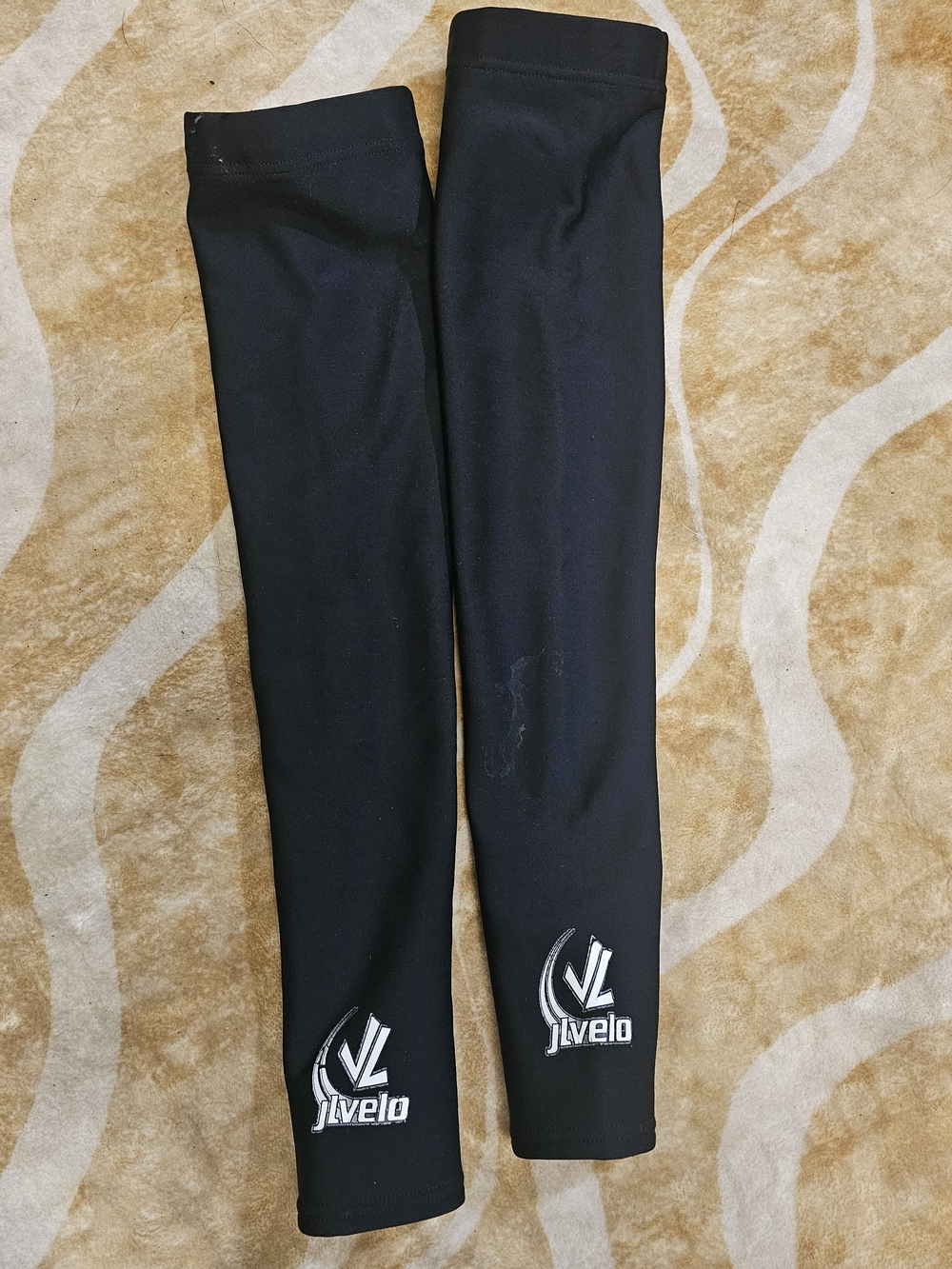 JiveLo Black Arm Sleeves with White Logo